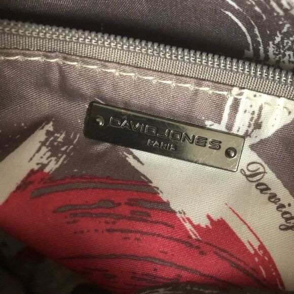 David Jones Faux Leather and Suede shoulder Bag - Picture 7 of 9